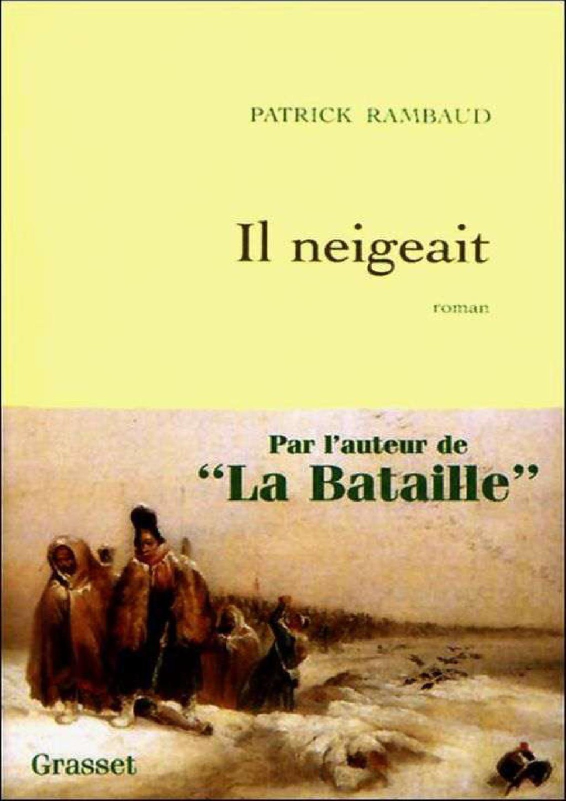 Il neigeait