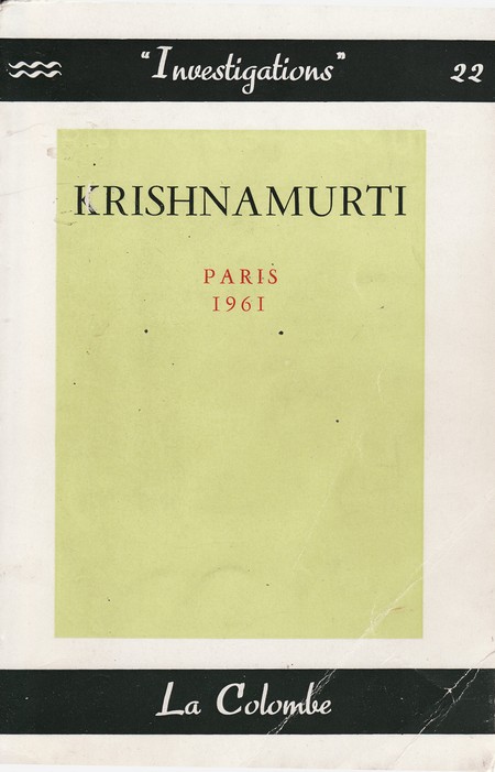 Conférence Paris - 1961