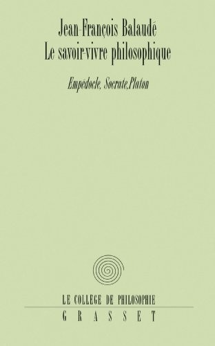 Le savoir-vivre philosophique