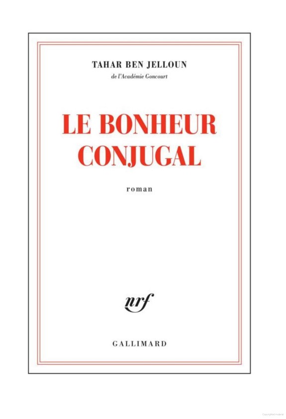 Le bonheur conjugal