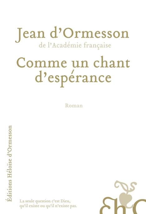 Comme un chant d'espérance