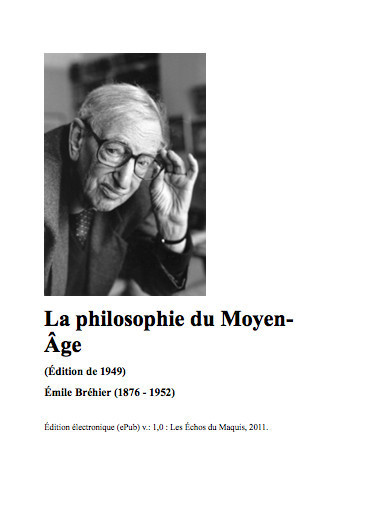 La philosophie du Moyen-Âge (1949)