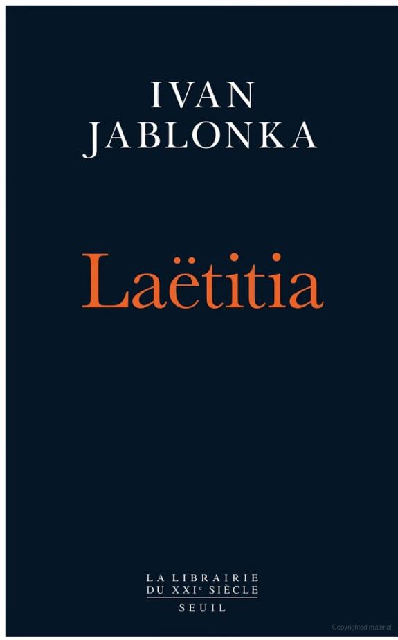 Laëtitia ou la fin des hommes