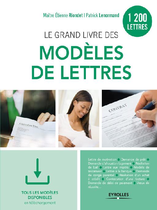Modèles de lettres (1200)