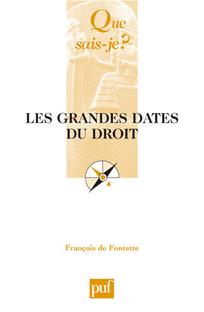 Les grandes dates du Droit