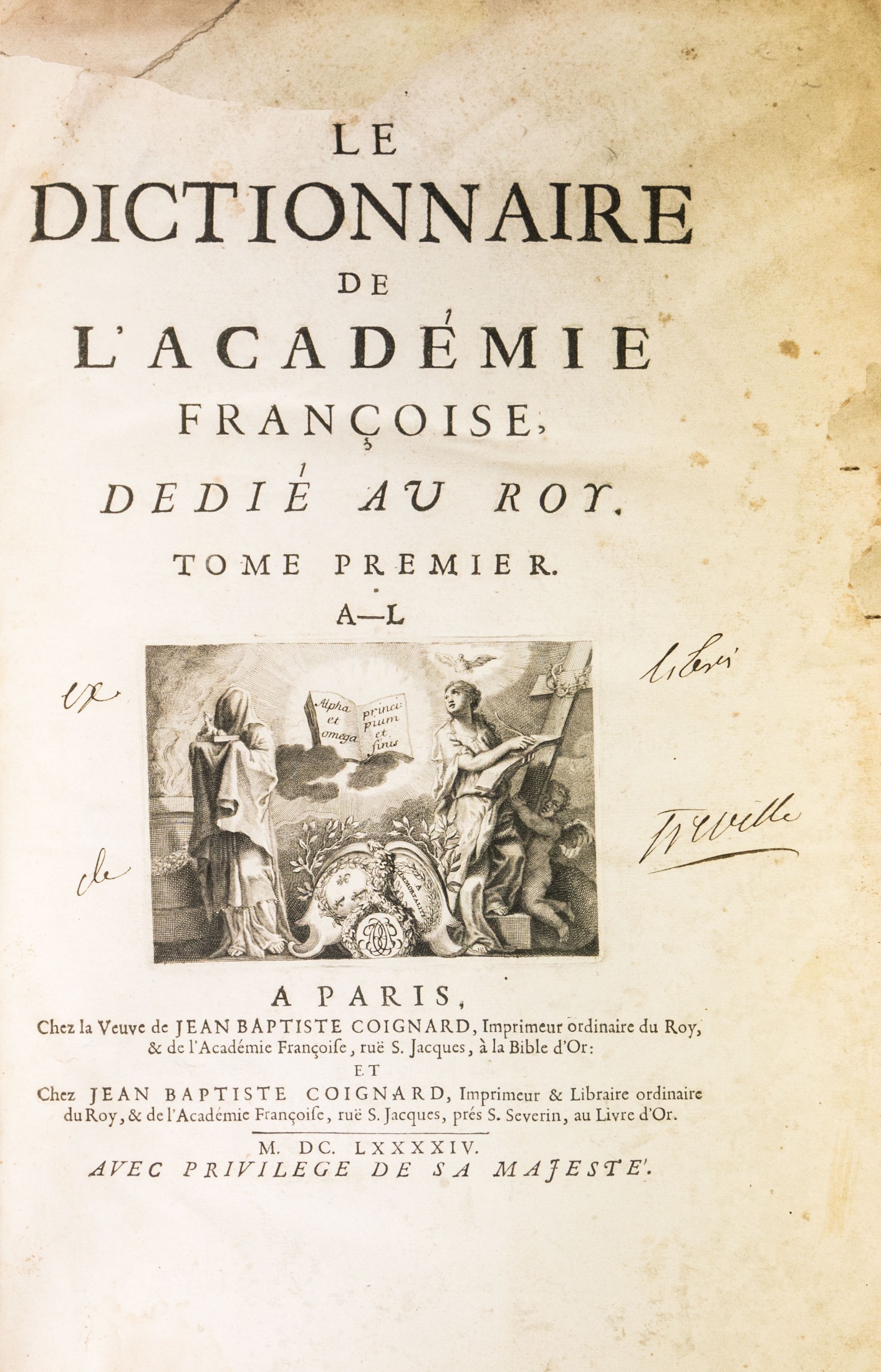 Dictionnaire De L'académie Française...