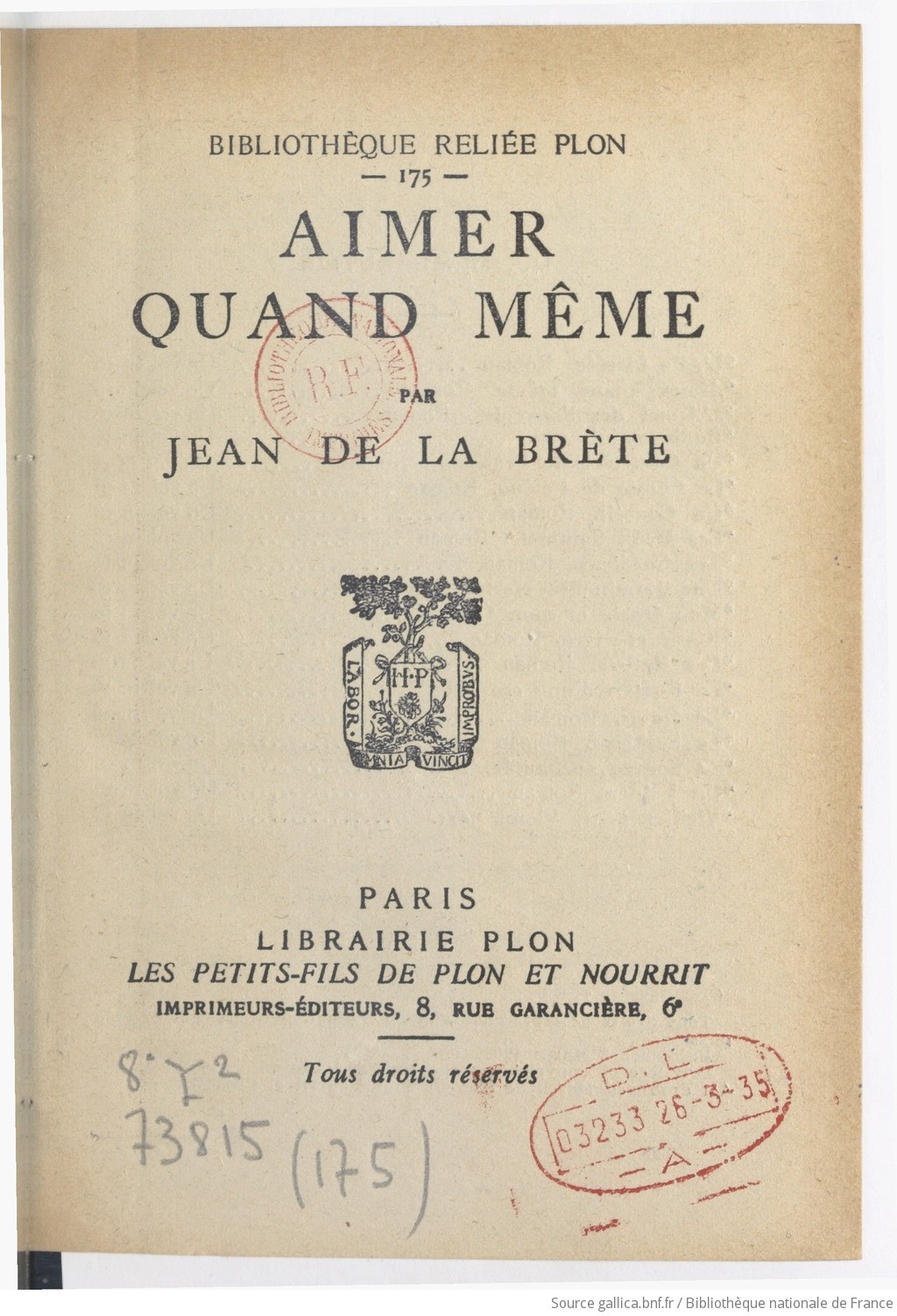 Aimer Quand Même (Annoté)