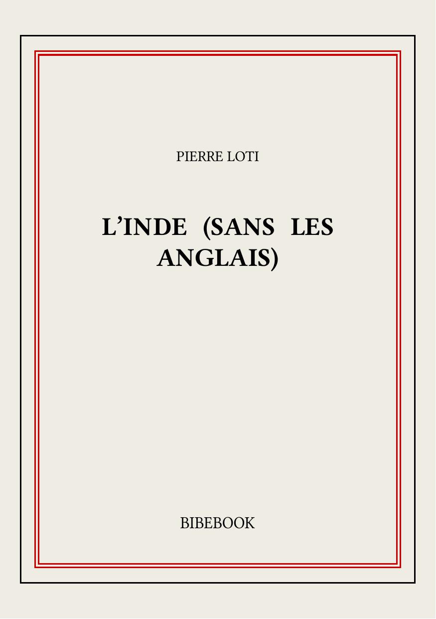 L'inde (sans les anglais)