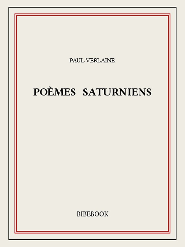 Poèmes saturniens