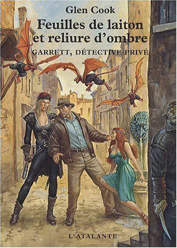 Feuilles de laiton et reliure d'ombre