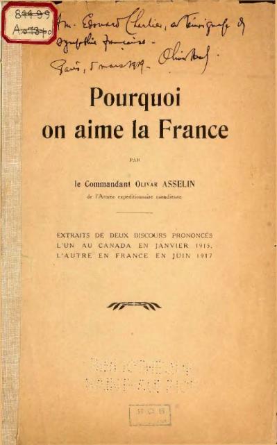 Pourquoi on aime la France