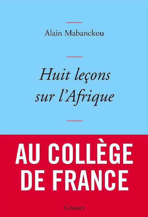 Huit leçons sur l'Afrique: couverture bleue
