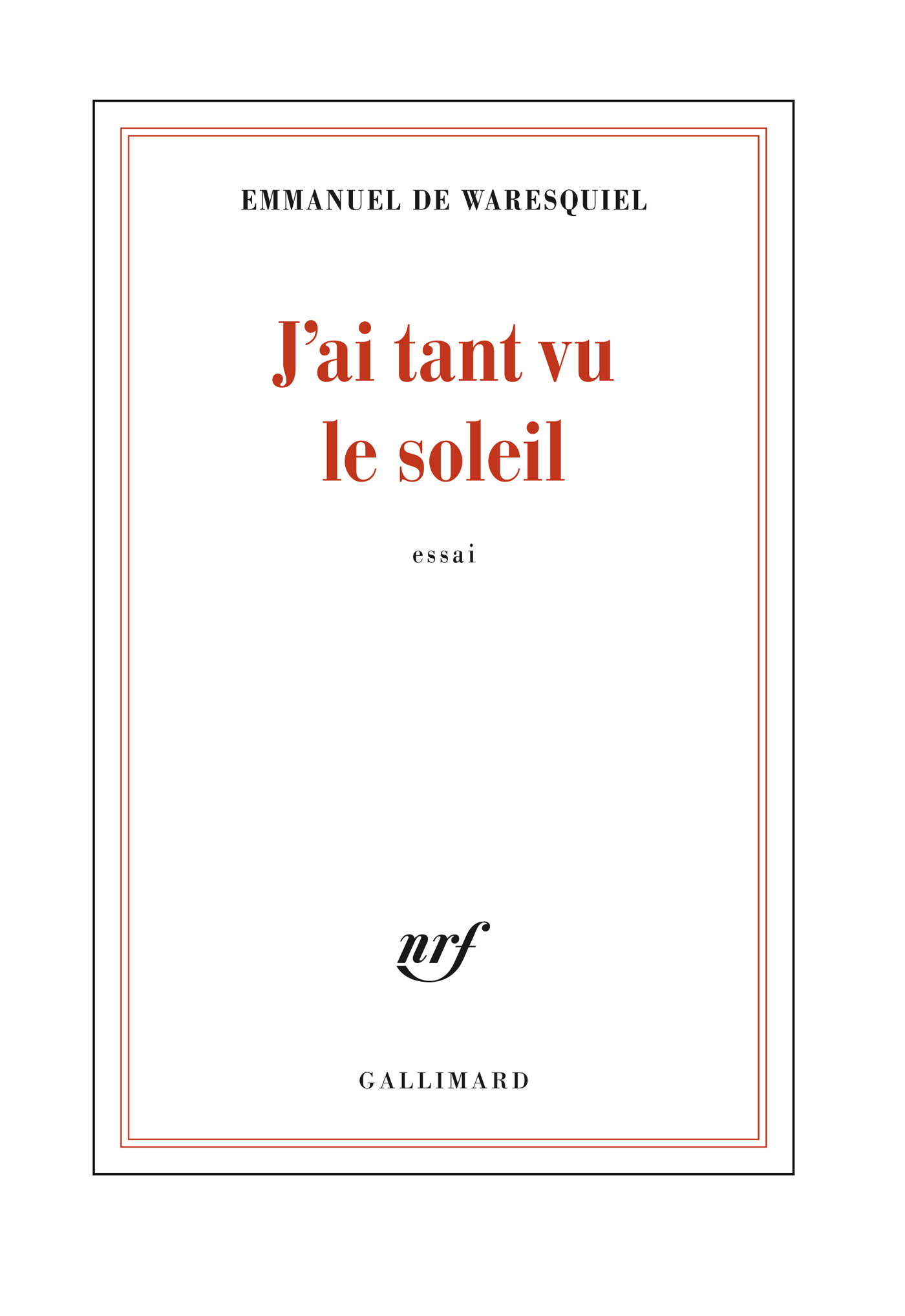 J'ai tant vu le soleil