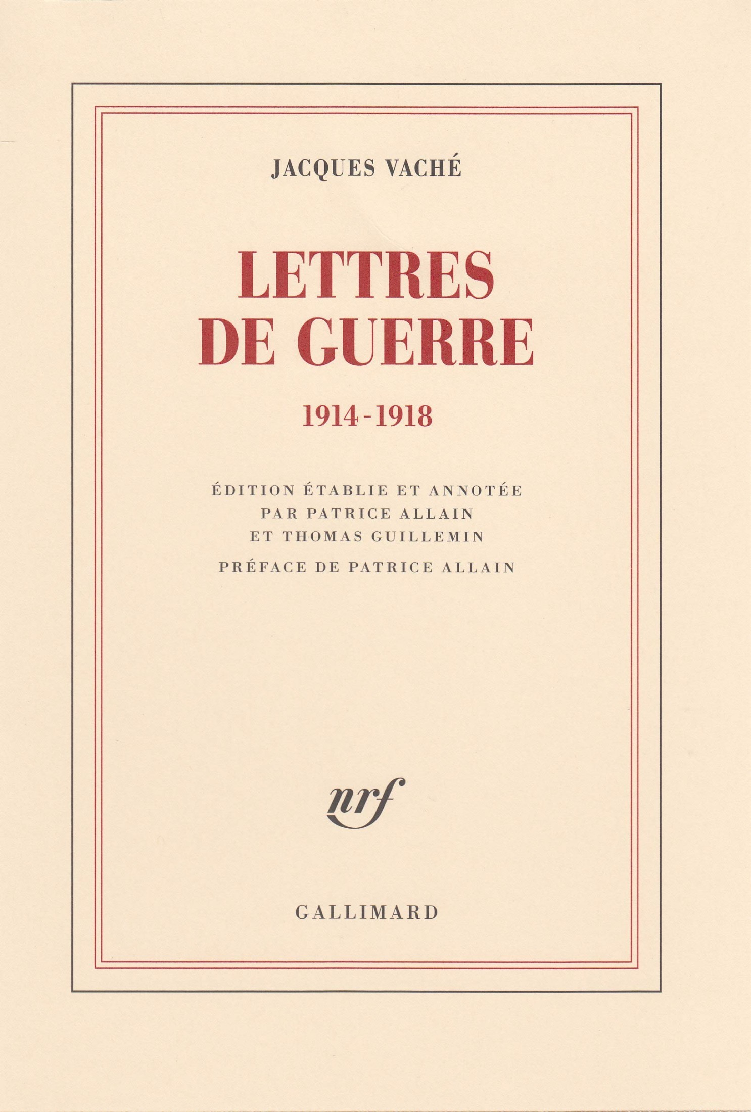 Lettres de guerre
