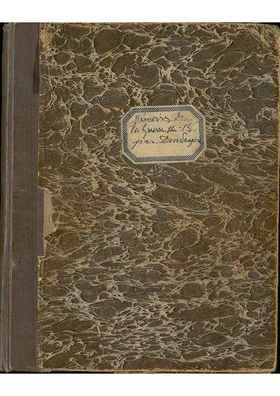 Carnet de guerre d’Alton Dondeyne