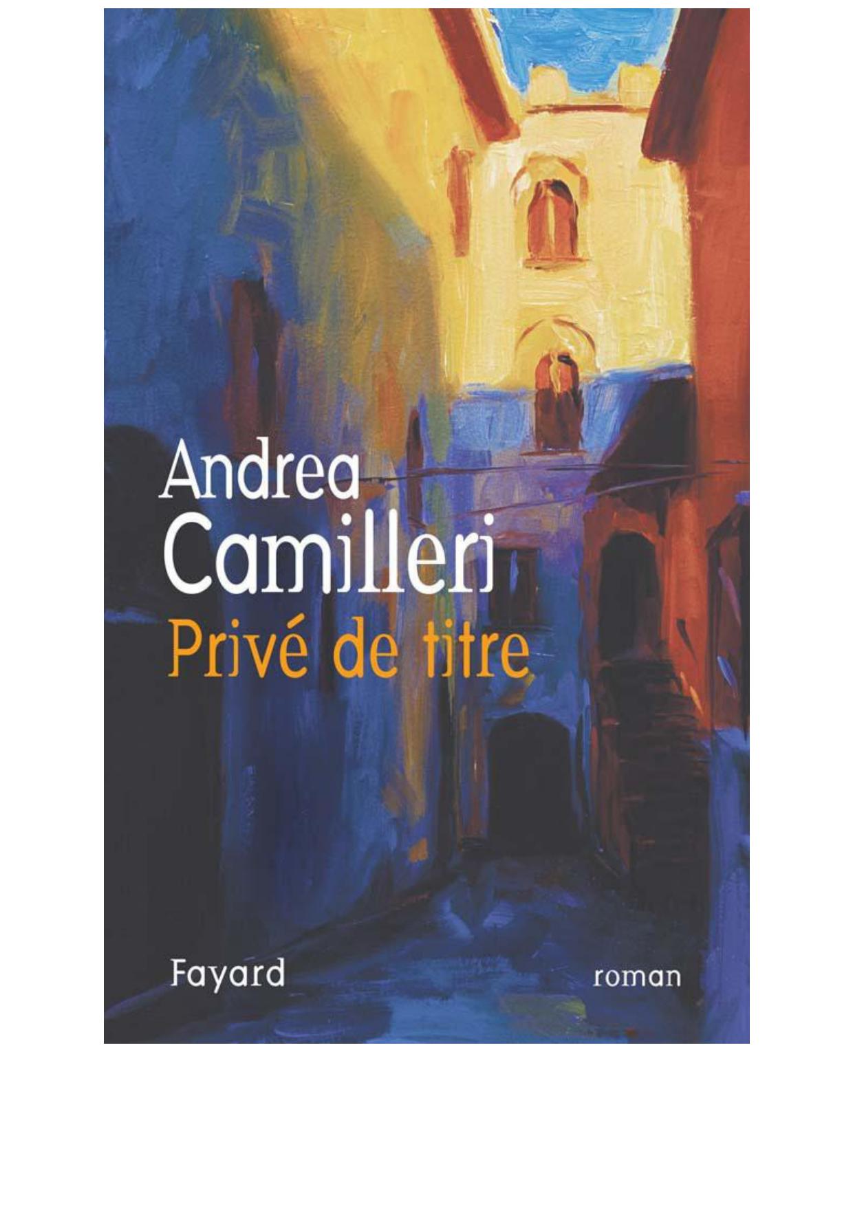 Privé de titre