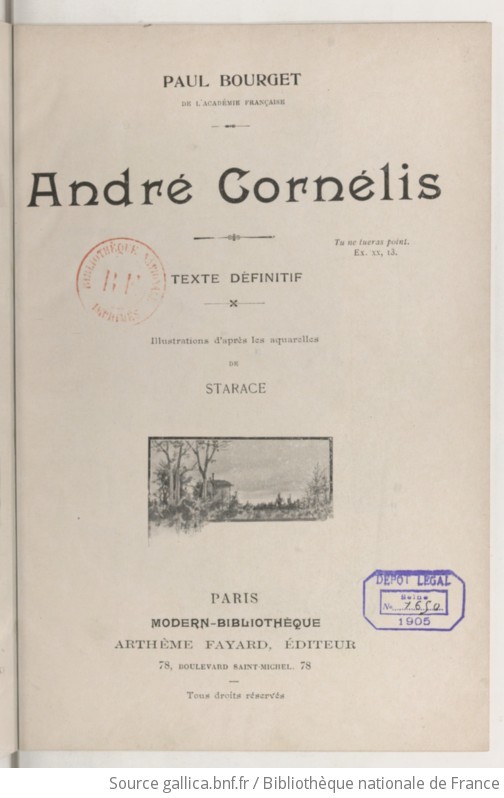 André Cornélis: Vol.I