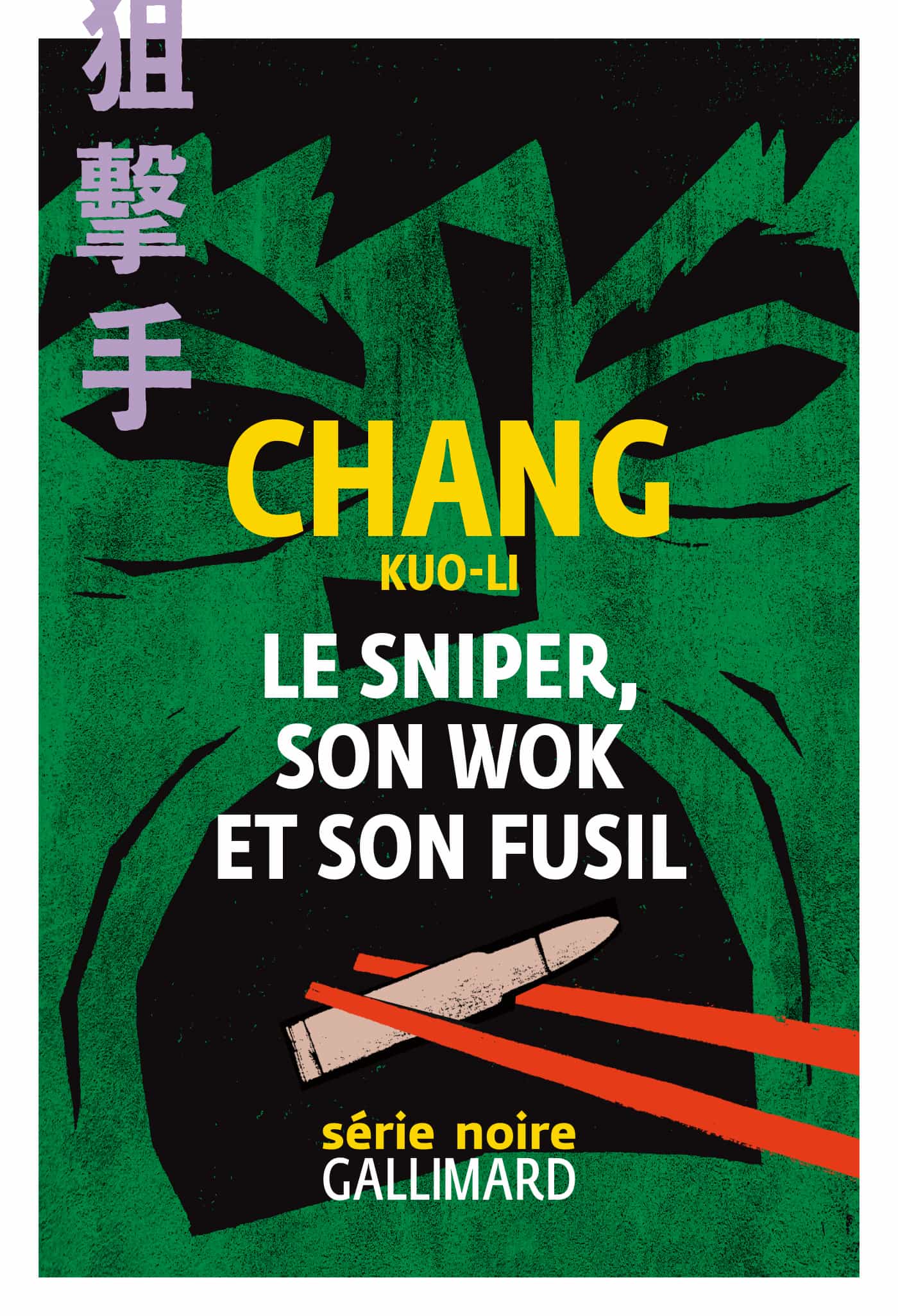 Le sniper, son wok et son fusil