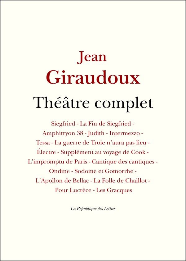 Théâtre complet