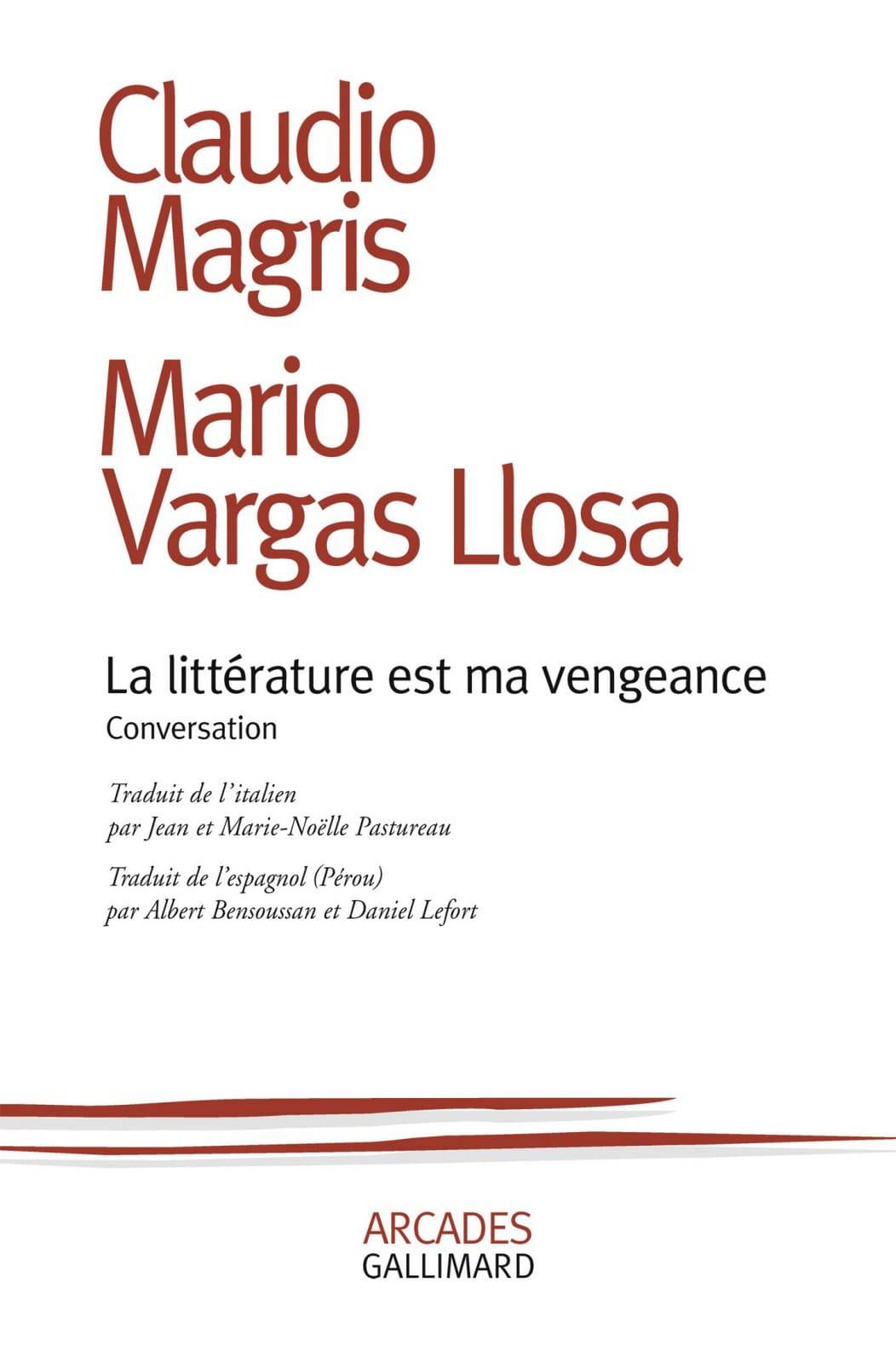 La littérature est ma vengeance: Conversation