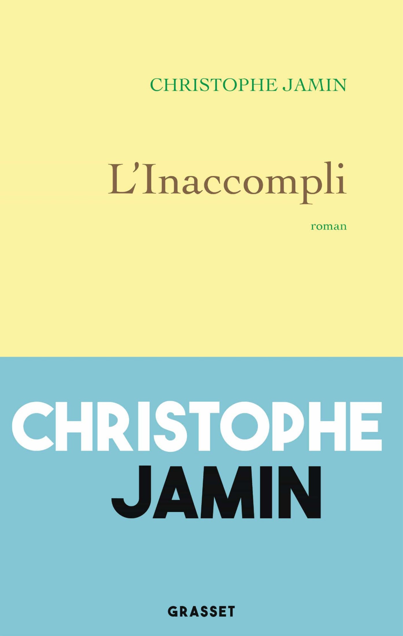 L'inaccompli: roman