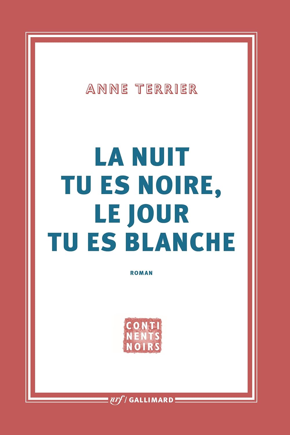 La nuit tu es noire, le jour tu es blanche