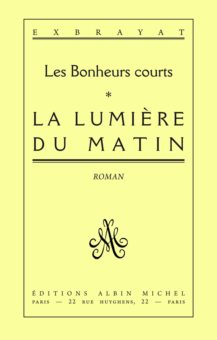 La lumière du matin
