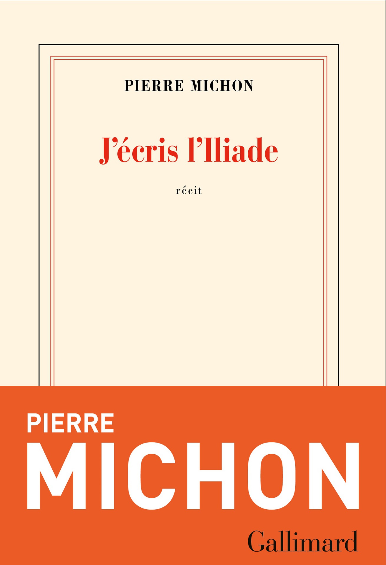 J'écris l'Iliade