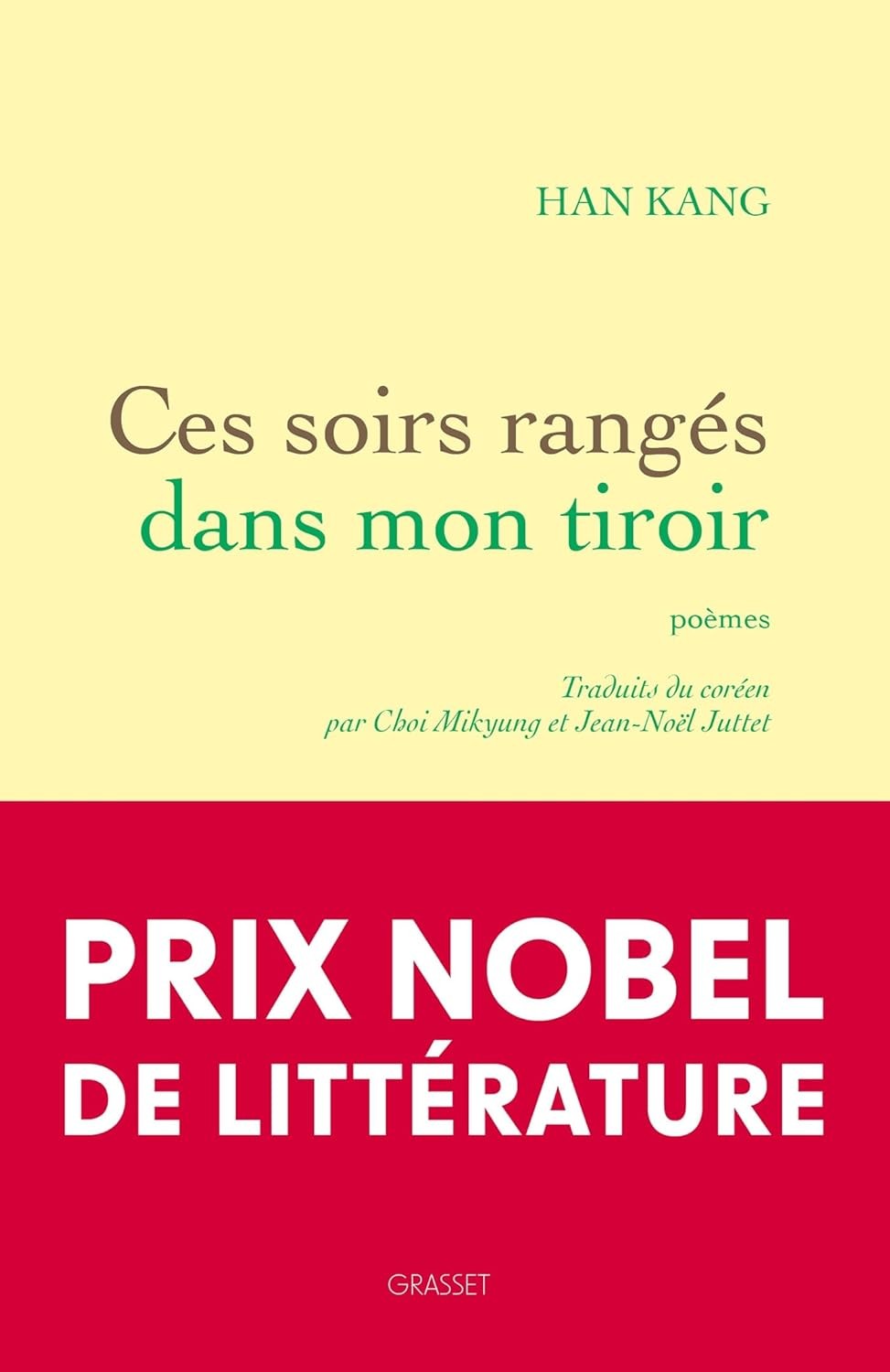 Ces soirs rangés dans mon tiroir: Poèmes