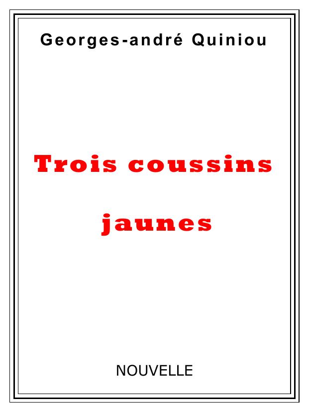 Trois coussins jaunes