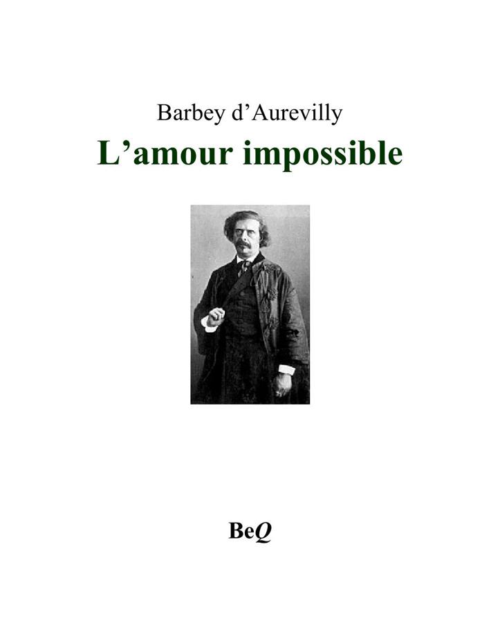 L’amour impossible