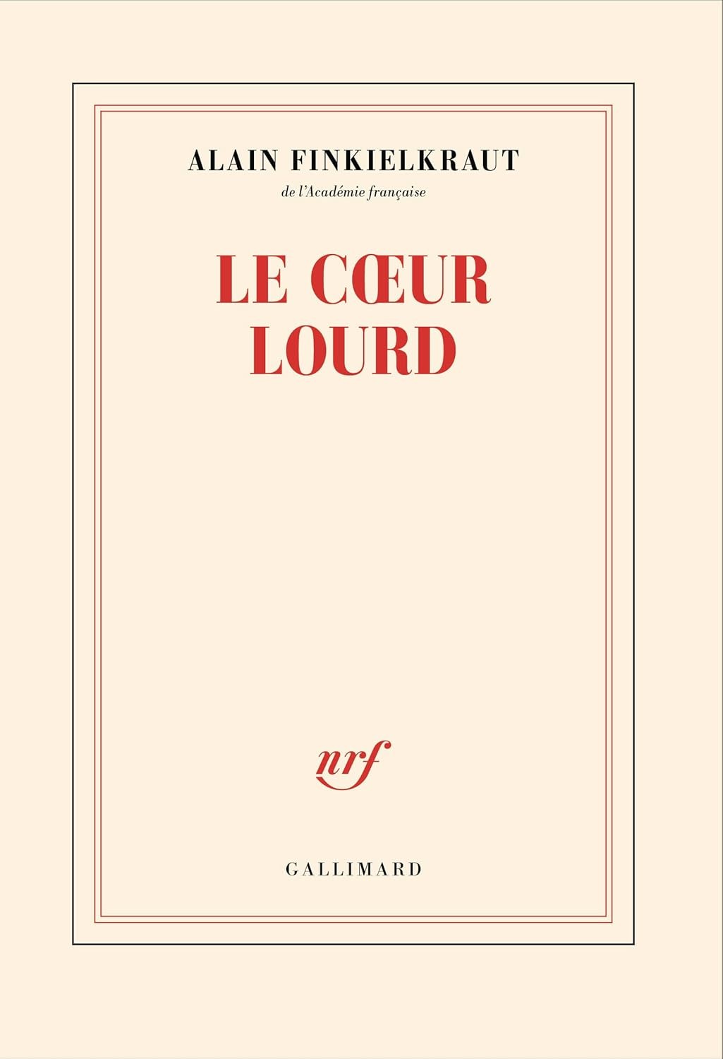Le cœur lourd