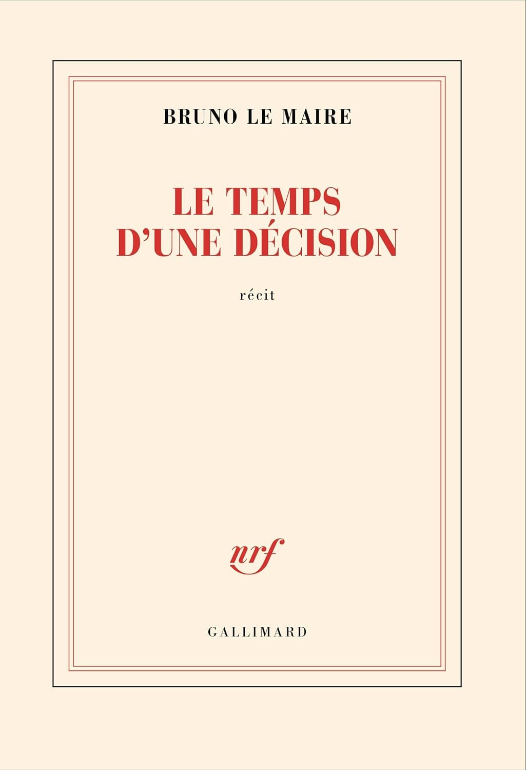 Le temps d'une décision