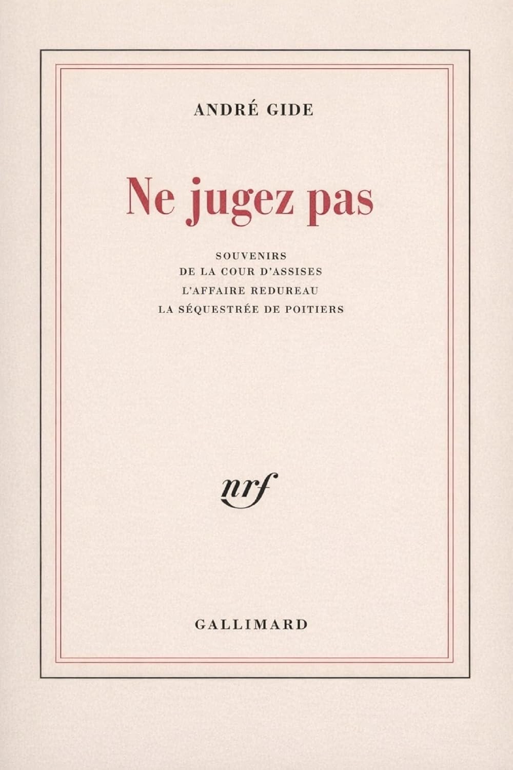 Ne jugez pas