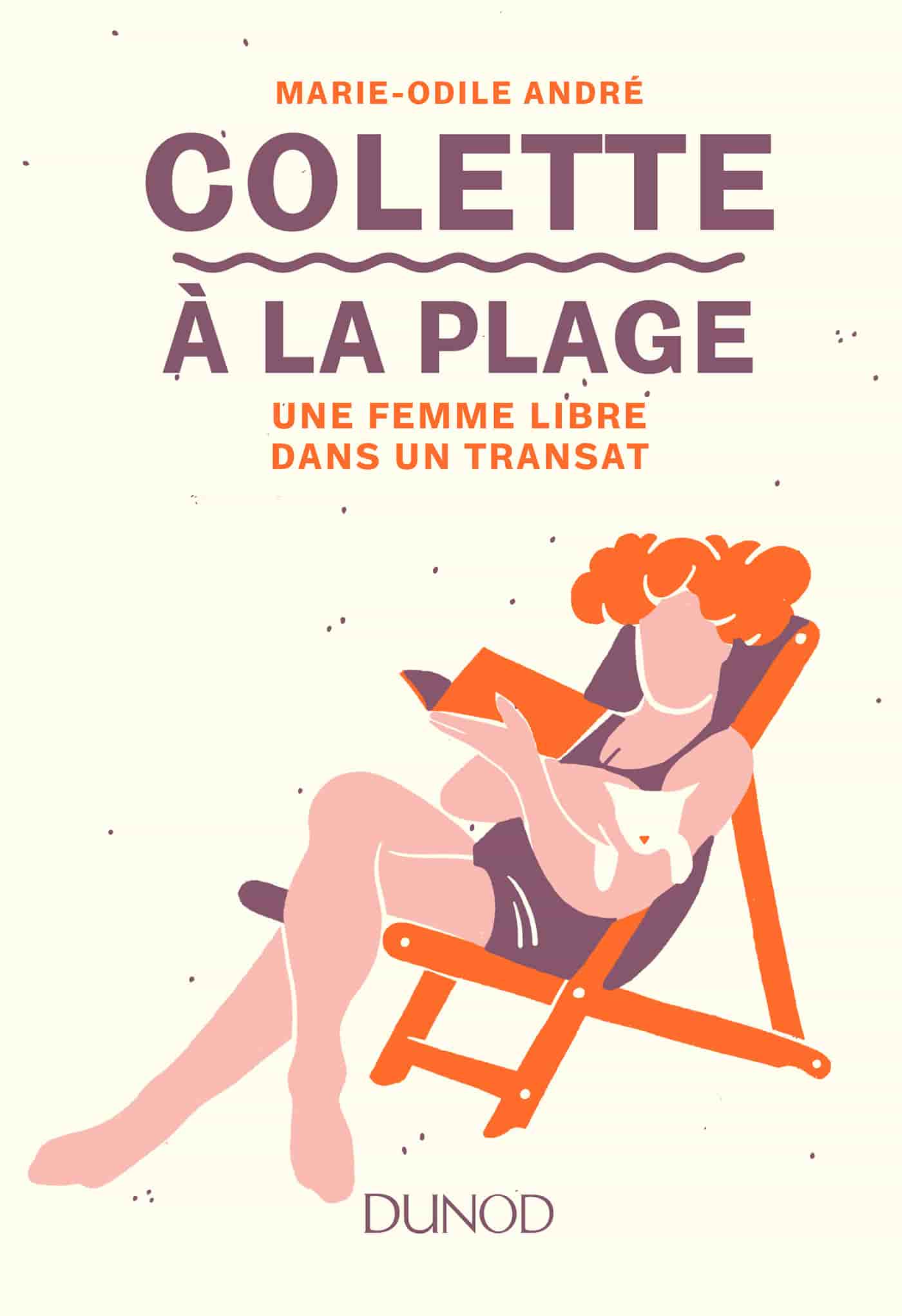 Colette à la plage: Une femme libre dans un transat